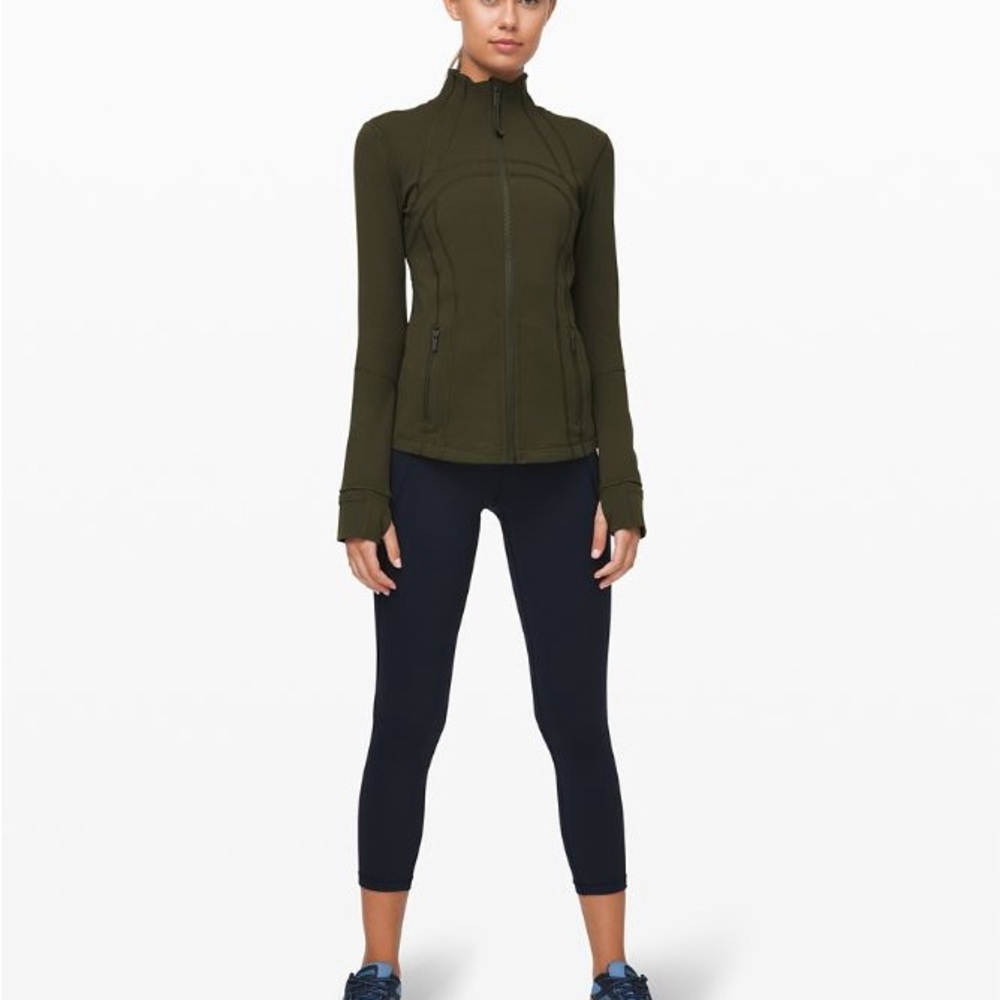 Lululemon Define Olive Green Women's Jacket size 6